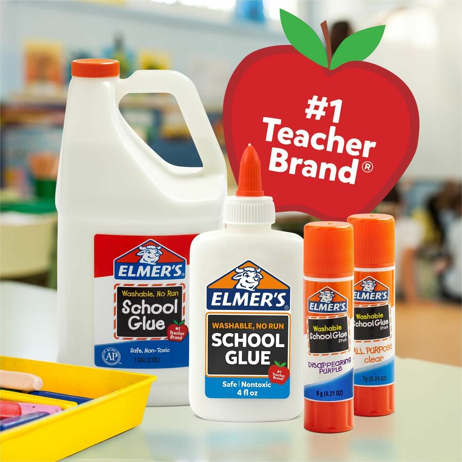 Clear Glue, 1 gal, Dries Clear