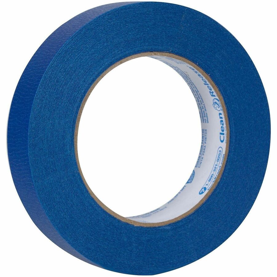 Clean Release Painter's Tape, 3" Core, 0.94" x 60 yds, Blue, 24/Carton