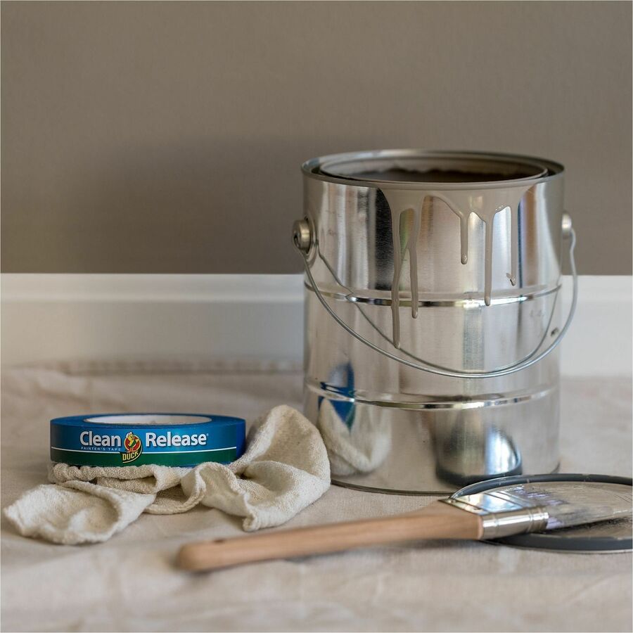 Clean Release Painter's Tape, 3" Core, 0.94" x 60 yds, Blue, 24/Carton