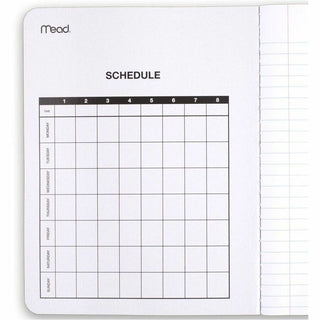 Square Deal Composition Book, 3-Subject, Wide/Legal Rule, Black Cover, (100) 9.75 x 7.5 Sheets, 12/Pack