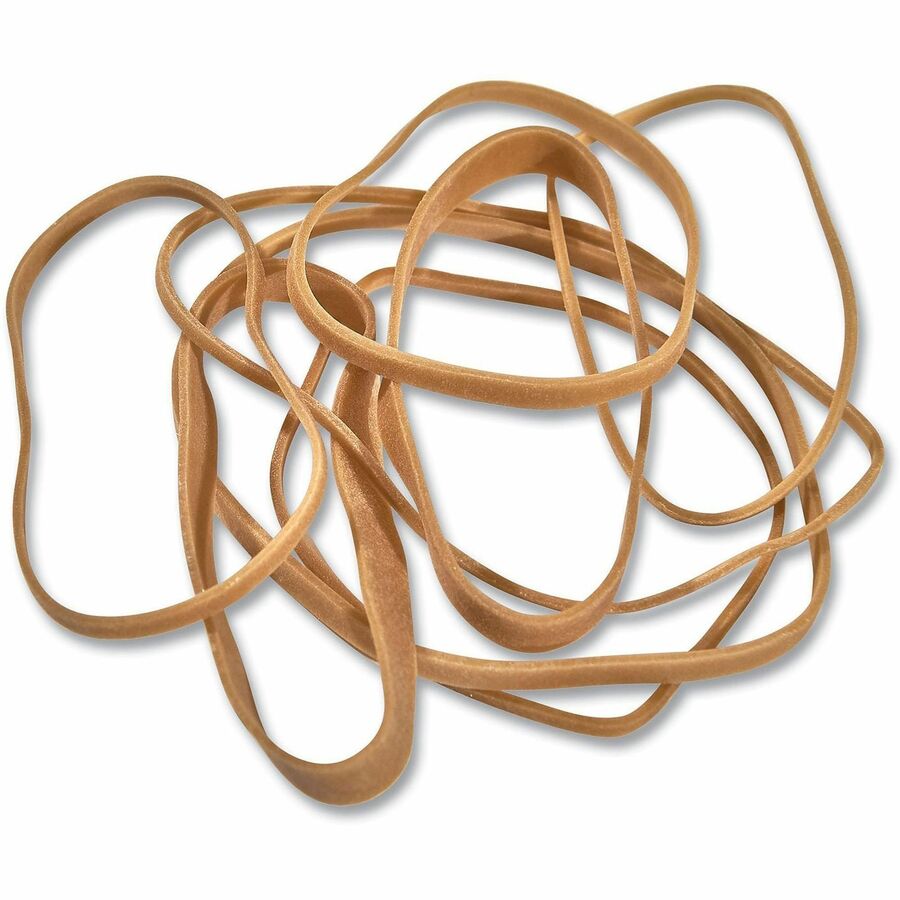 Rubber Bands, Size 54 (Assorted), Assorted Gauges, Beige, 4 oz Box