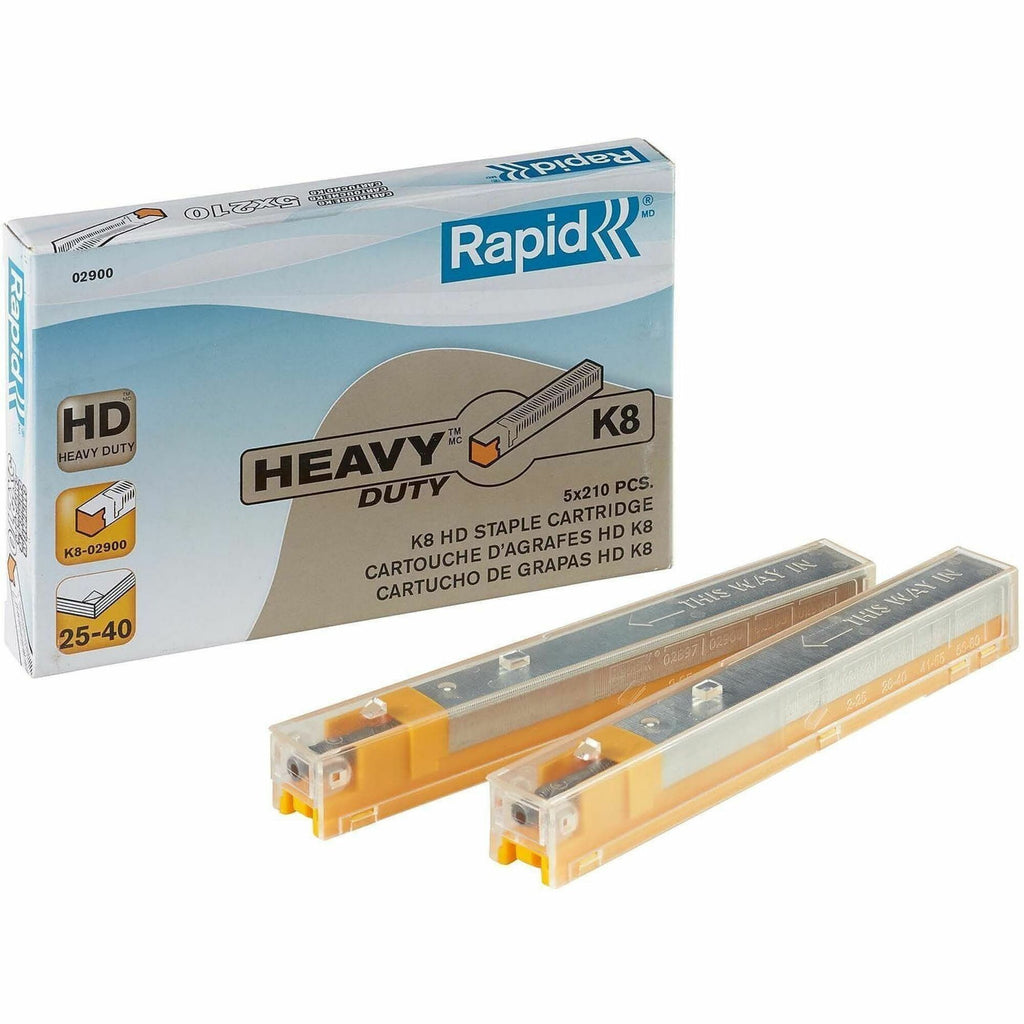 Staple Cartridge, 0.31" Leg, 0.5" Crown, Steel, 210/Cartridge, 5 Cartridges/Pack, 1,050/Pack