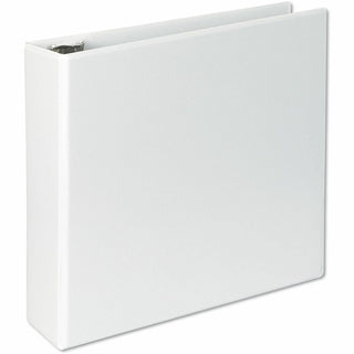 Slant D-Ring View Binder, 3 Rings, 3" Capacity, 11 x 8.5, White