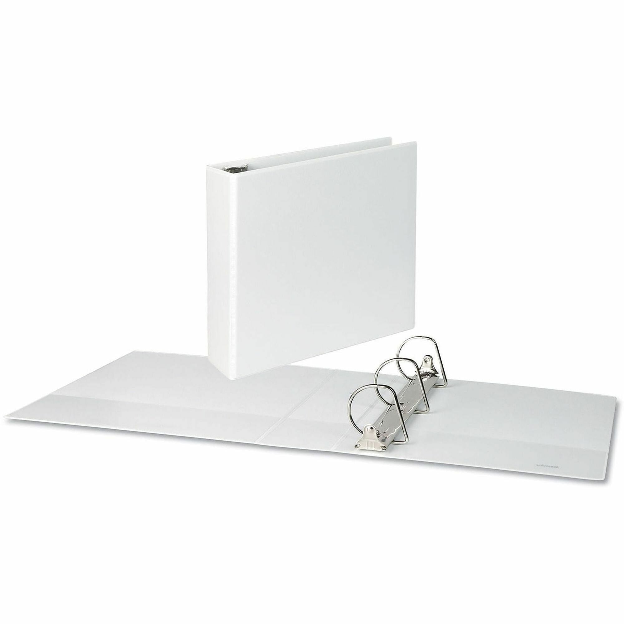 Slant D-Ring View Binder, 3 Rings, 3" Capacity, 11 x 8.5, White