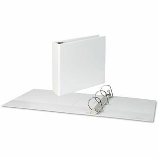 Slant D-Ring View Binder, 3 Rings, 3" Capacity, 11 x 8.5, White
