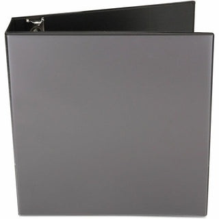 Economy Round Ring View Binder, 3 Rings, 2" Capacity, 11 x 8.5, Black