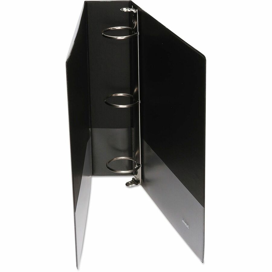 Economy Round Ring View Binder, 3 Rings, 2" Capacity, 11 x 8.5, Black
