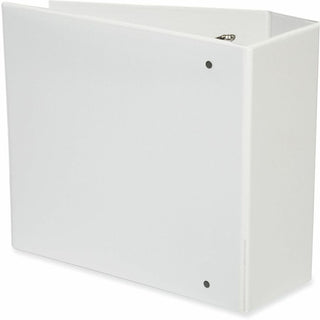 Slant D-Ring View Binder, 3 Rings, 4" Capacity, 11 x 8.5, White