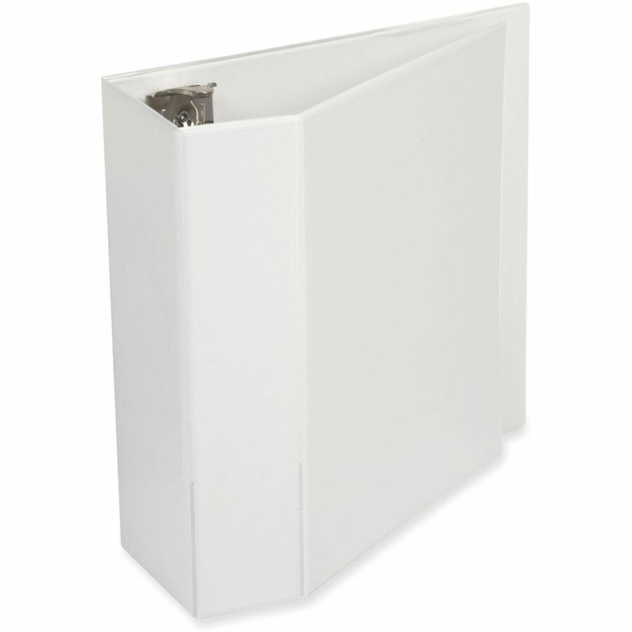 Slant D-Ring View Binder, 3 Rings, 4" Capacity, 11 x 8.5, White