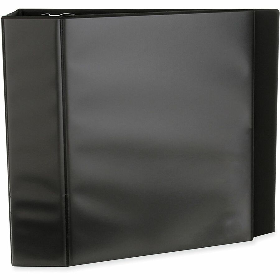 Slant D-Ring View Binder, 3 Rings, 4" Capacity, 11 x 8.5, Black