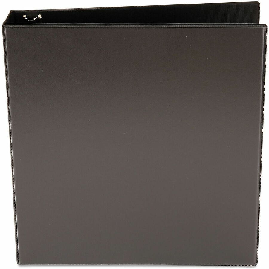 Economy Round Ring View Binder, 3 Rings, 1.5" Capacity, 11 x 8.5, Black