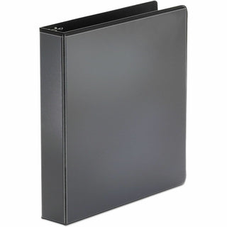 Economy Round Ring View Binder, 3 Rings, 1.5" Capacity, 11 x 8.5, Black