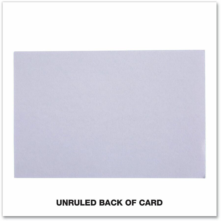 Ruled Index Cards, 4 x 6, White, 100/Pack
