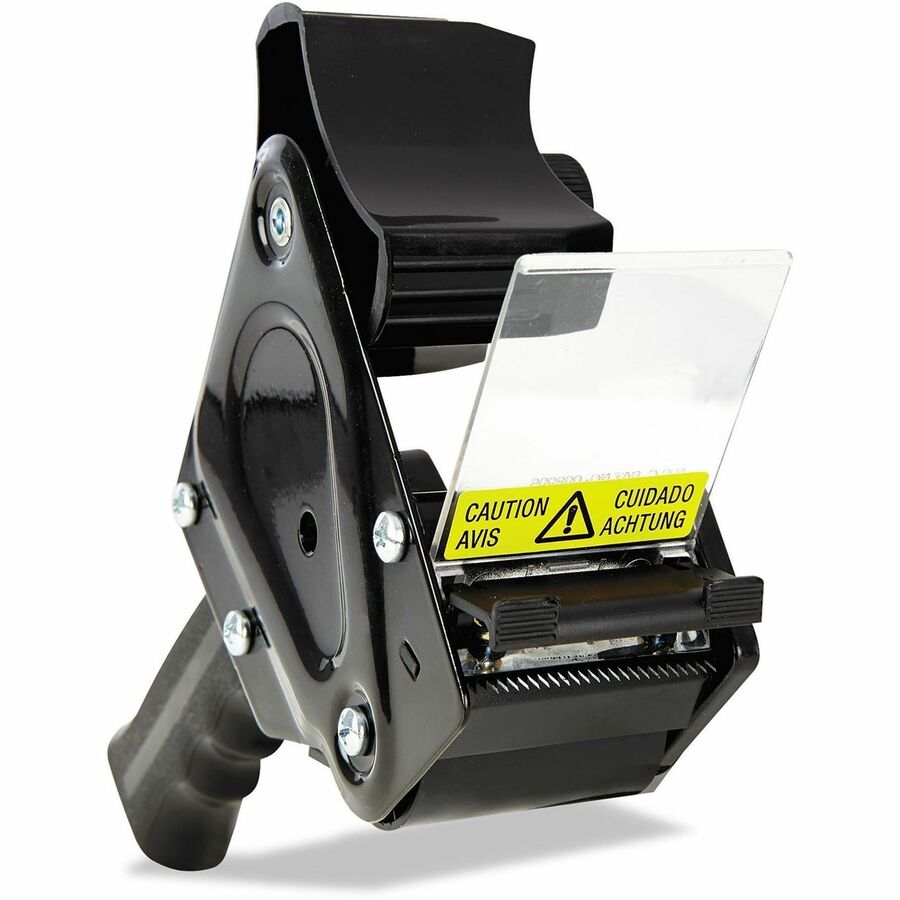 Handheld Box Sealing Tape Dispenser, 3" Core, For Rolls Up to: 2" x 110 yds, Black