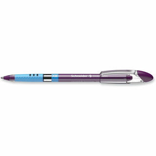 Slider Basic Ballpoint Pen, Stick, Extra-Bold 1.4 mm, Violet Ink, Violet Barrel, 10/Box