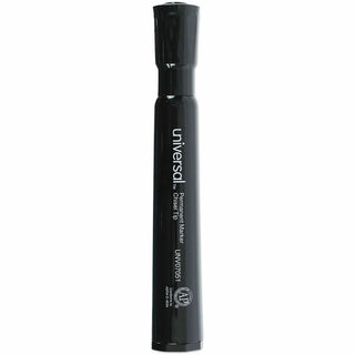 Chisel Tip Permanent Marker, Broad Chisel Tip, Black, Dozen