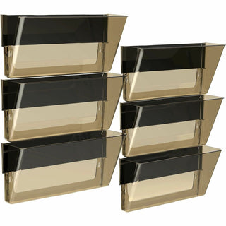 Unbreakable Magnetic Wall File, Legal/Letter Size, 16" x 4" x 7", Clear