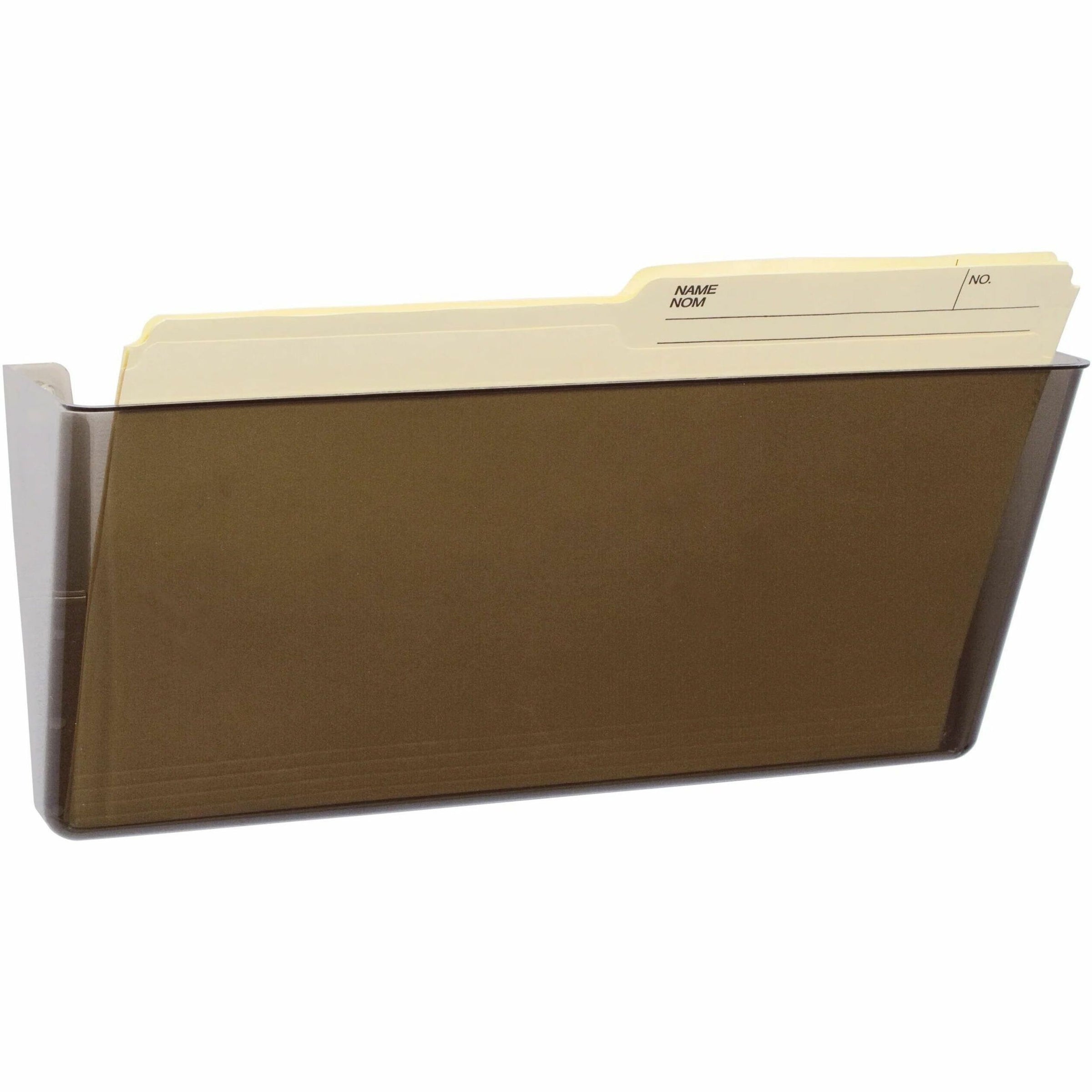Unbreakable Magnetic Wall File, Legal/Letter Size, 16" x 4" x 7", Clear