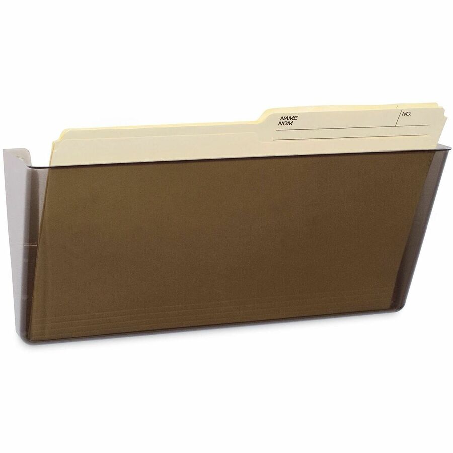 Unbreakable Magnetic Wall File, Legal/Letter Size, 16" x 4" x 7", Clear