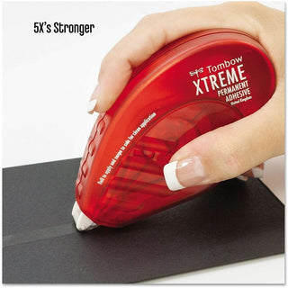 High Performance Adhesive Tape Runner, 0.33" x 39.33 ft, Dries Clear