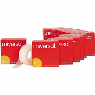 Invisible Tape, 1" Core, 0.75" x 83.33 ft, Clear, 12/Pack
