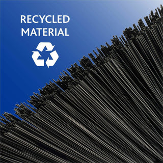 O-Cedar PowerCorner Outdoor Broom - 1 Each - Black, Gray