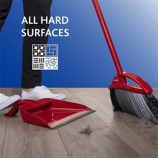 O-Cedar PowerCorner Pet Pro Broom - Red, Black, Gray - 1 Each