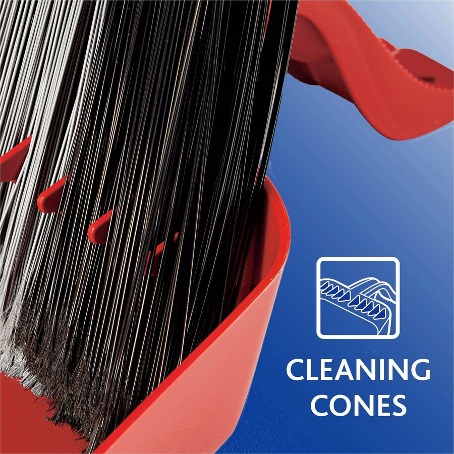 O-Cedar PowerCorner Pet Pro Broom - Red, Black, Gray - 1 Each