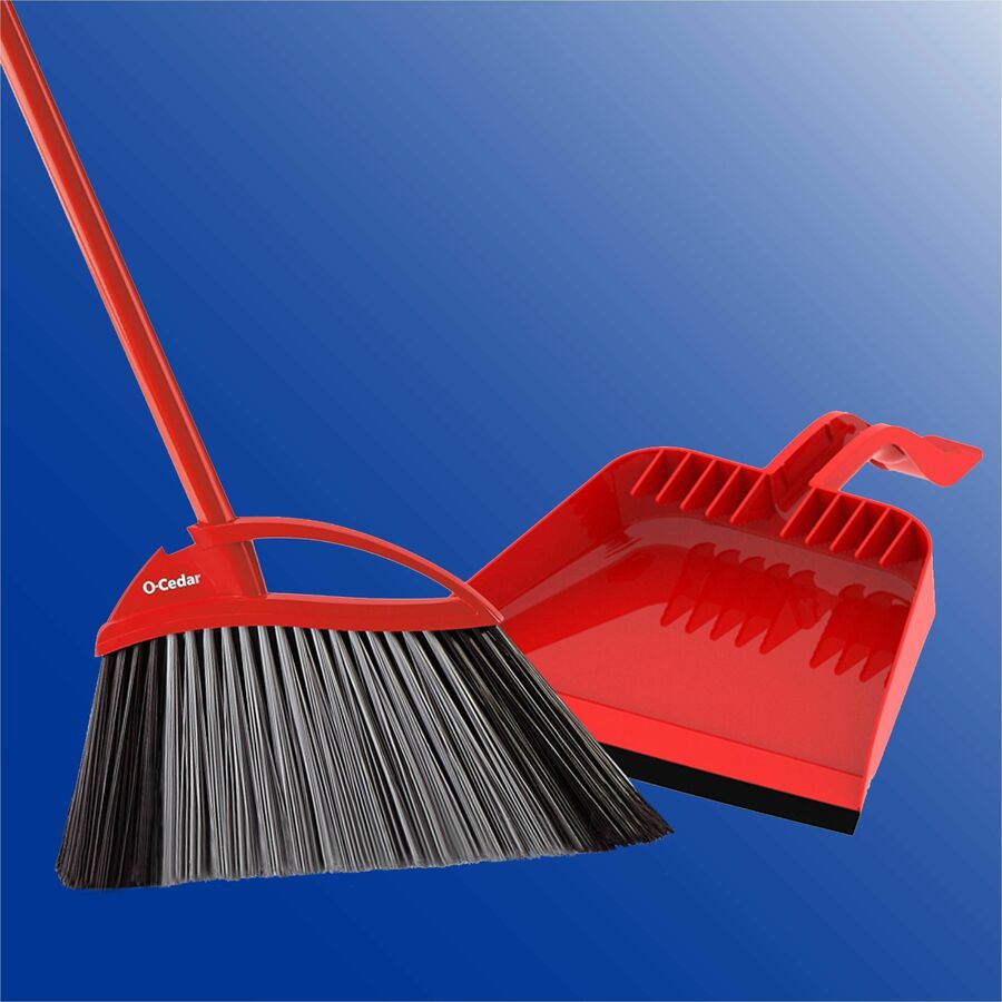 O-Cedar PowerCorner Pet Pro Broom - Red, Black, Gray - 1 Each