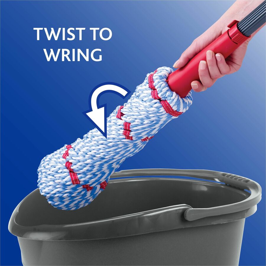 O-Cedar MicroTwist MAX Mop Refill - X-Large - MicroFiber - Multi - 1Each