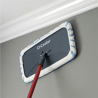 O-Cedar Hardwood Floor 'N More Microfiber Mop - MicroFiber Head - Reusable, Scrubber Strip, Machine Washable - 1 Each - Multi