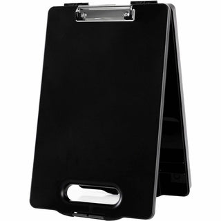 Business Source Storage Clipboard - Storage for 200 Sheet - Black - 1 Each