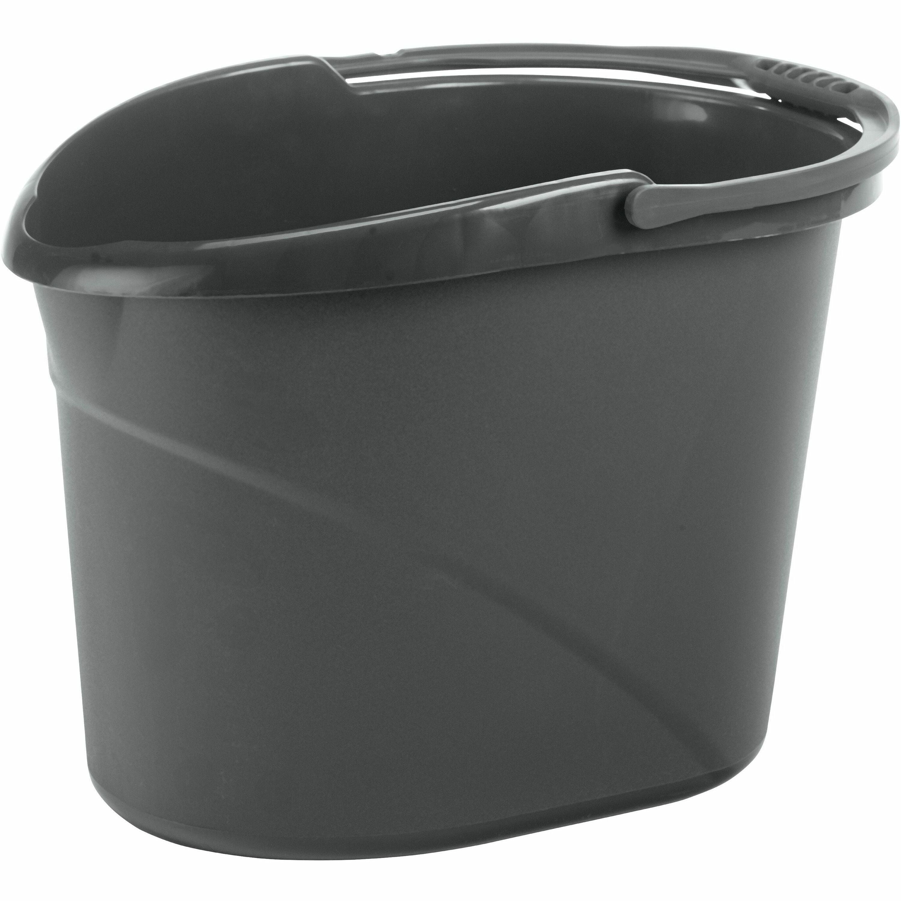 o-cedar-easy-pour-bucket-3-gal-splash-resistant-durable-handle-plastic-gray-1-each_fhp152592 - 1