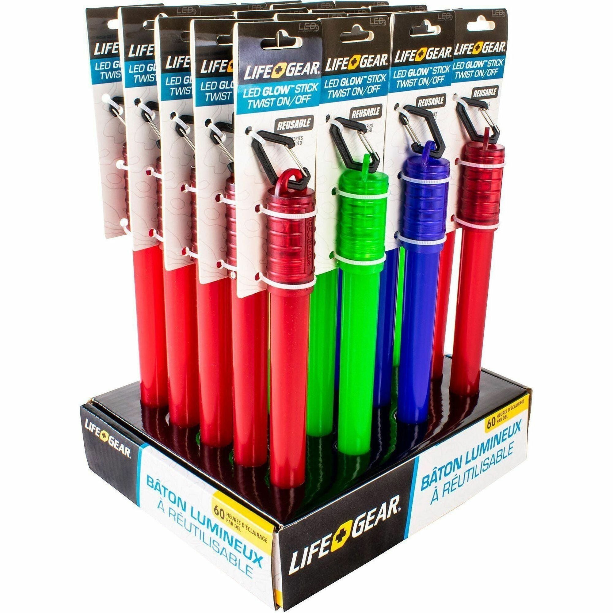 Dorcy LED Reusable Glow Stick - 3 Day Glow Time - Assorted
