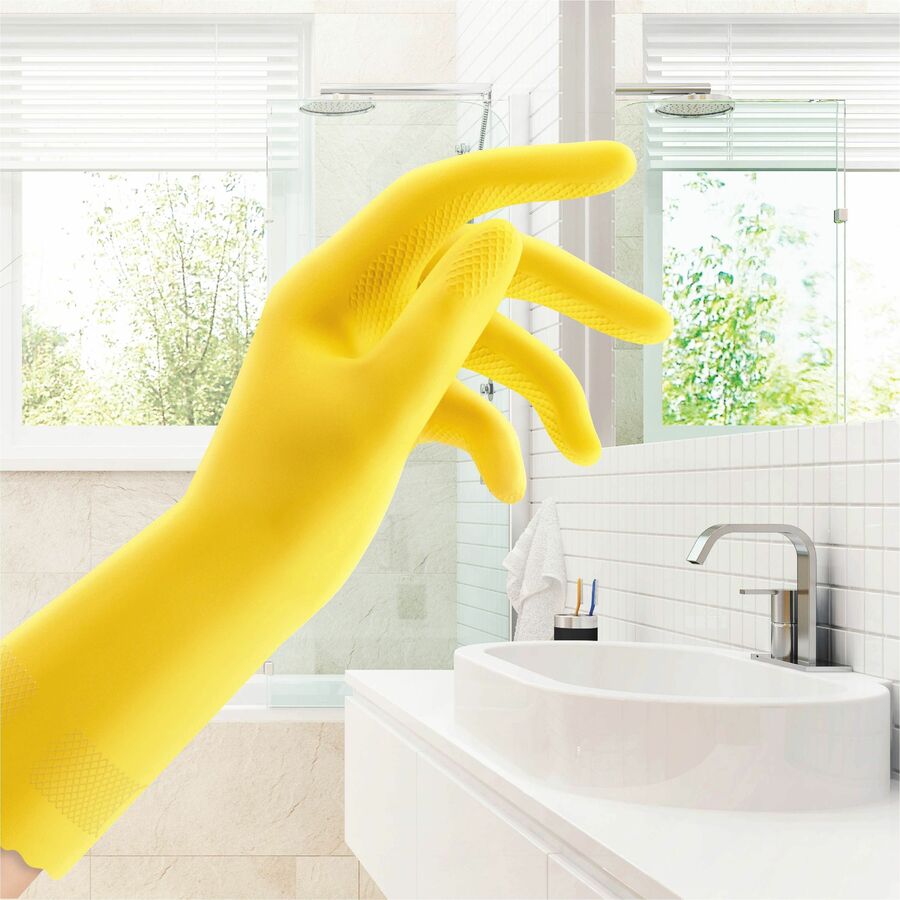 o-cedar-playtex-handsaver-gloves-hot-water-chemical-protection-medium-size-latex-nitrile-neoprene-yellow-long-lasting-durable-anti-microbial-odor-resistant-comfortable-textured-fingertip-textured-palm-reusable-for-household-cle_fhp163675 - 4