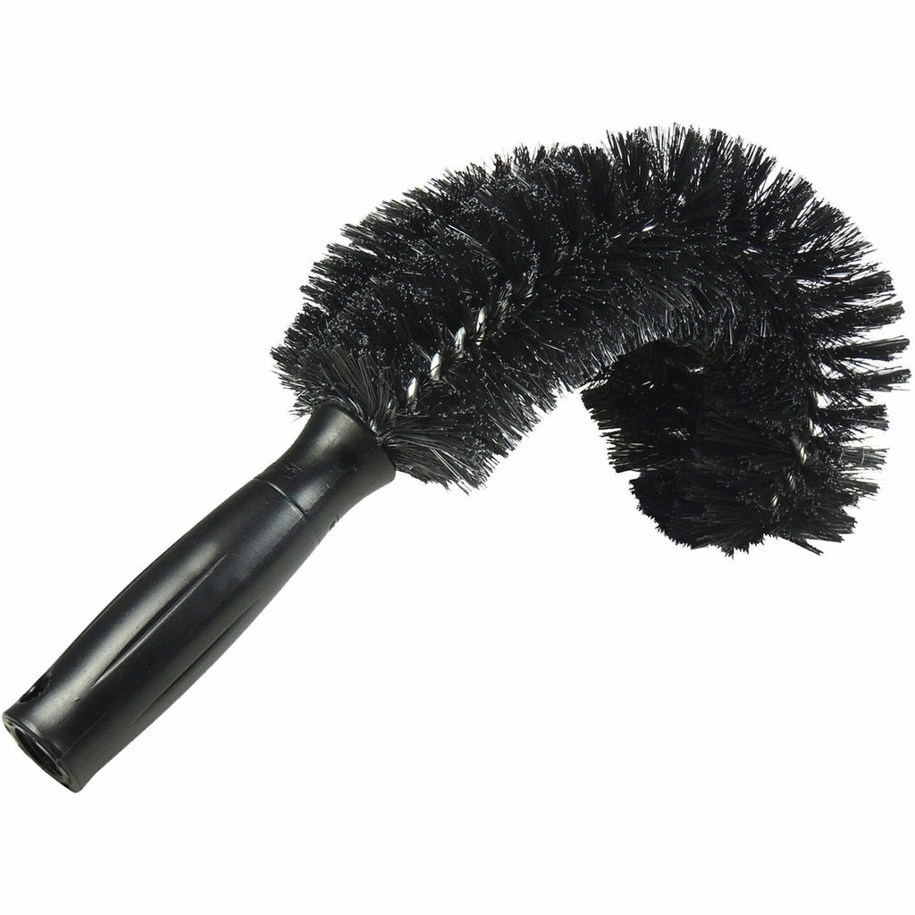 Unger StarDuster Pipe Brush - Polypropylene Bristle - 11" Overall Length - Plastic Handle - 5 / Carton - Green, Black