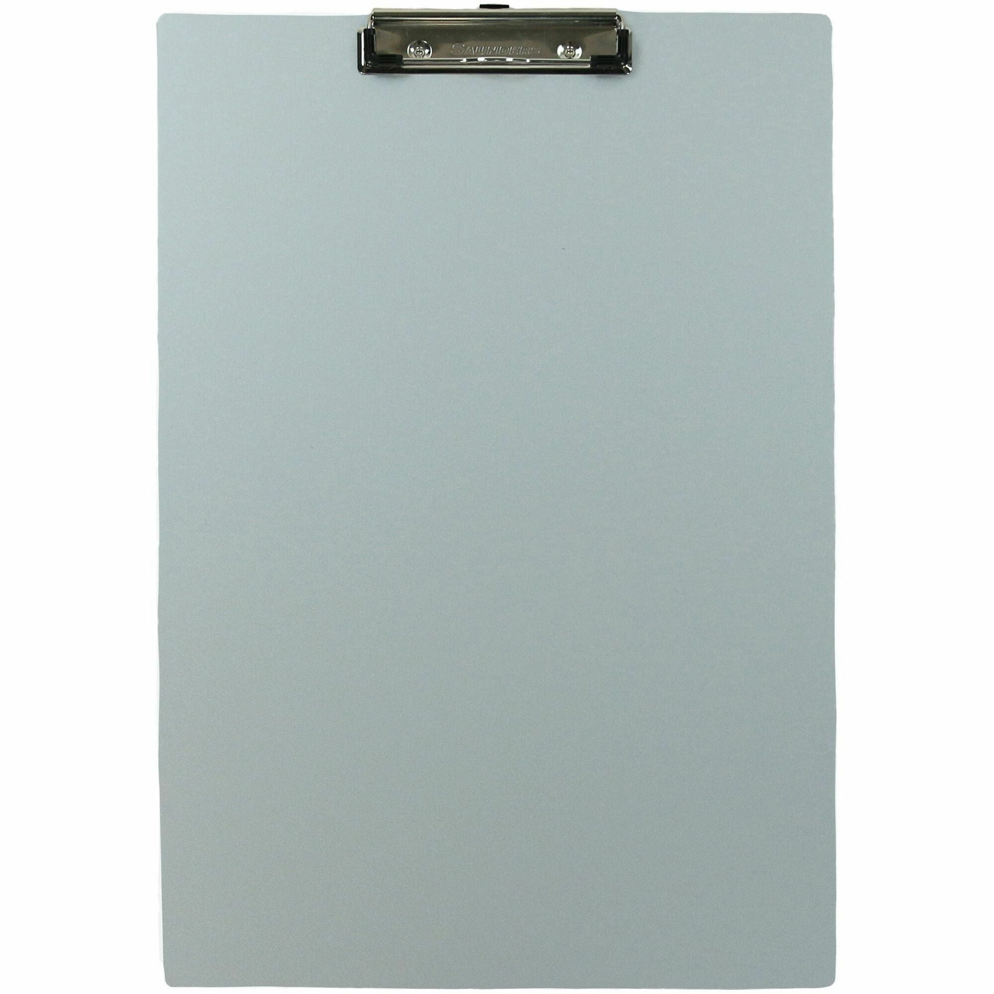 Saunders Aluminum Tabloid Clipboard - 11" x 17" - Aluminum - Silver - 1 Each