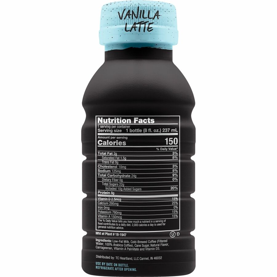 Splenda Cold Brew Milk Vanilla Latte Bottles - 8 fl oz - 6 / Box