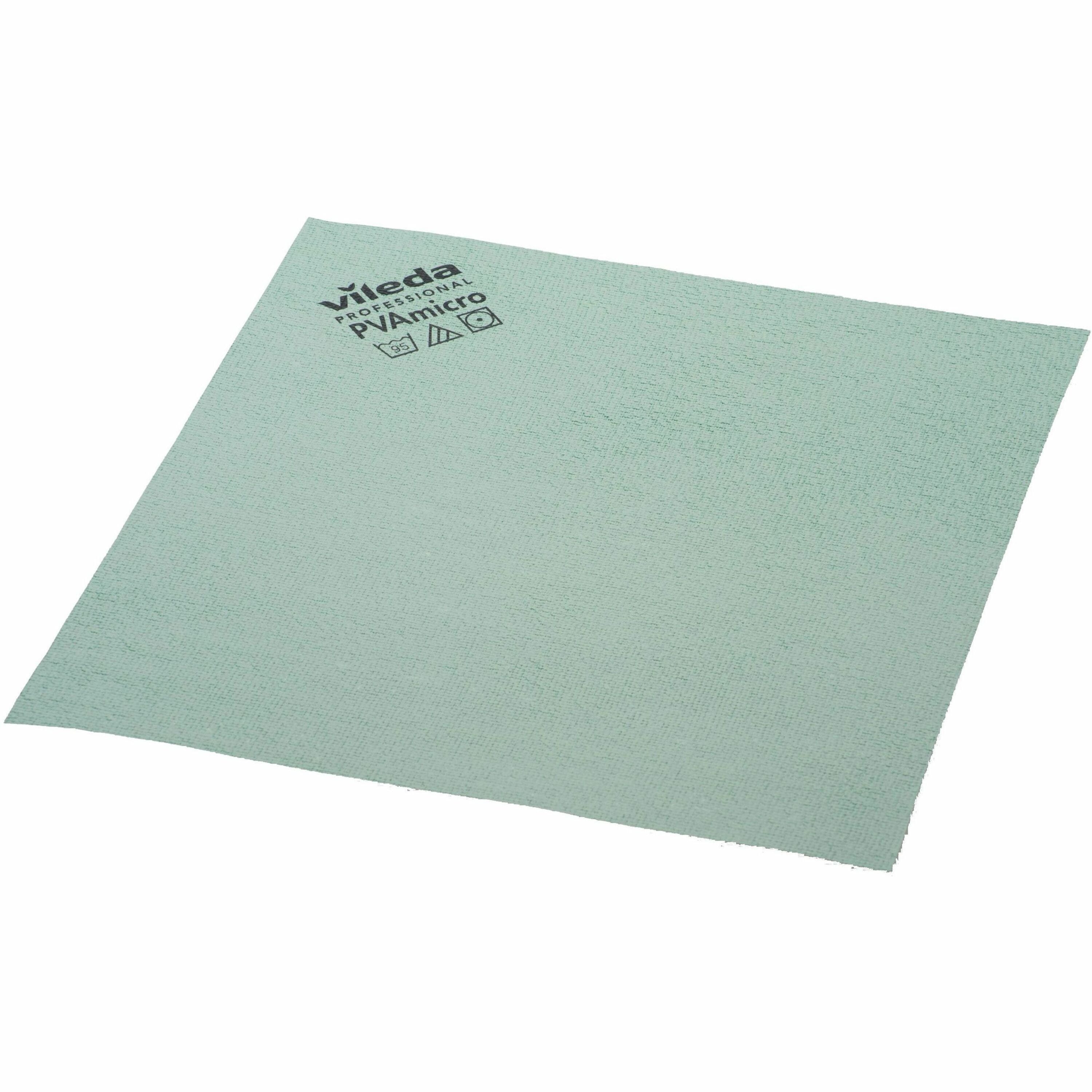 vileda-professional-pvamicro-cleaning-cloths-concentrate-15-length-x-14-width-5-pack-streak-free-absorbent-flexible-soft-green_vld143593 - 1