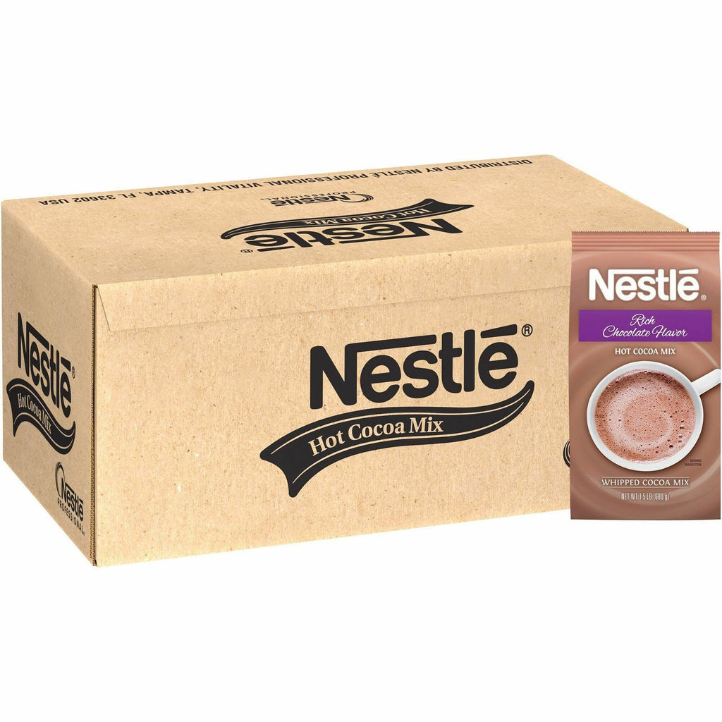 nestle-rich-chocolate-hot-cocoa-mix-150-lb-bag-12-carton_nes12242 - 1