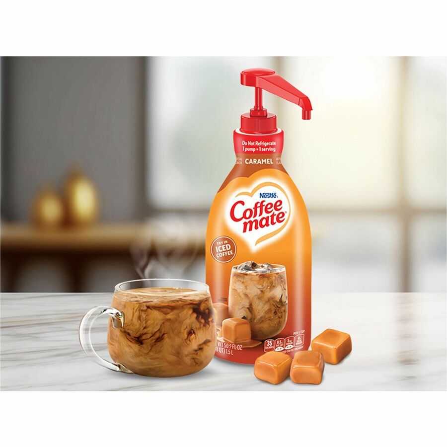 nestle-caramel-liquid-creamer-caramel-flavor-5072-fl-oz-150-l-1eachbottle-300-serving_nes73358 - 2