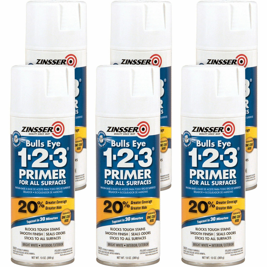 rust-oleum-bulls-eye-1-2-3-water-based-primer-13-fl-oz-6-carton-white_rst2008ct - 1