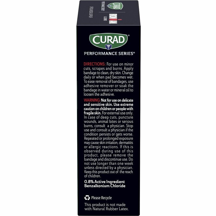 Curad Finger/Knuckle Antibacterial Bandage - Assorted Sizes - 1Box - Assorted - Fabric
