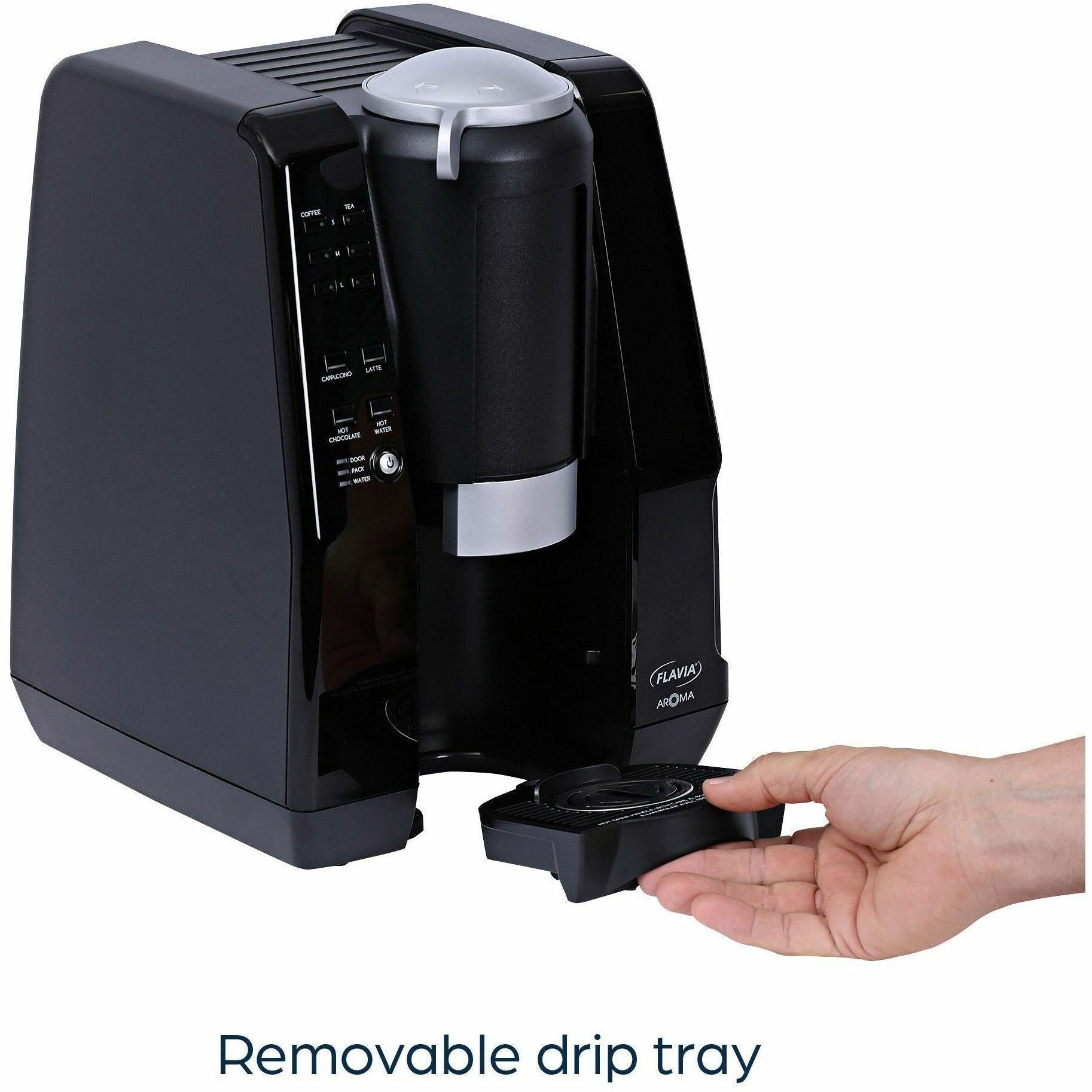 Flavia Aroma Coffee Maker - 1440 W - 2.53 quart - 1 Cup(s) - Single-serve - Black - 2