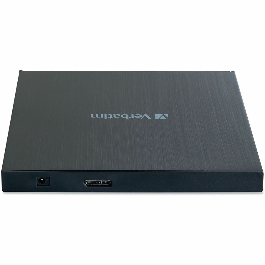 External Slimline Blu-ray Writer - BD-R, CD-R, DVD+R, DVD-R Support/24x CD Write/6x BD Write/8x DVD Write - USB 3.2 Gen 1 - Slimline - BUS Powered - 3