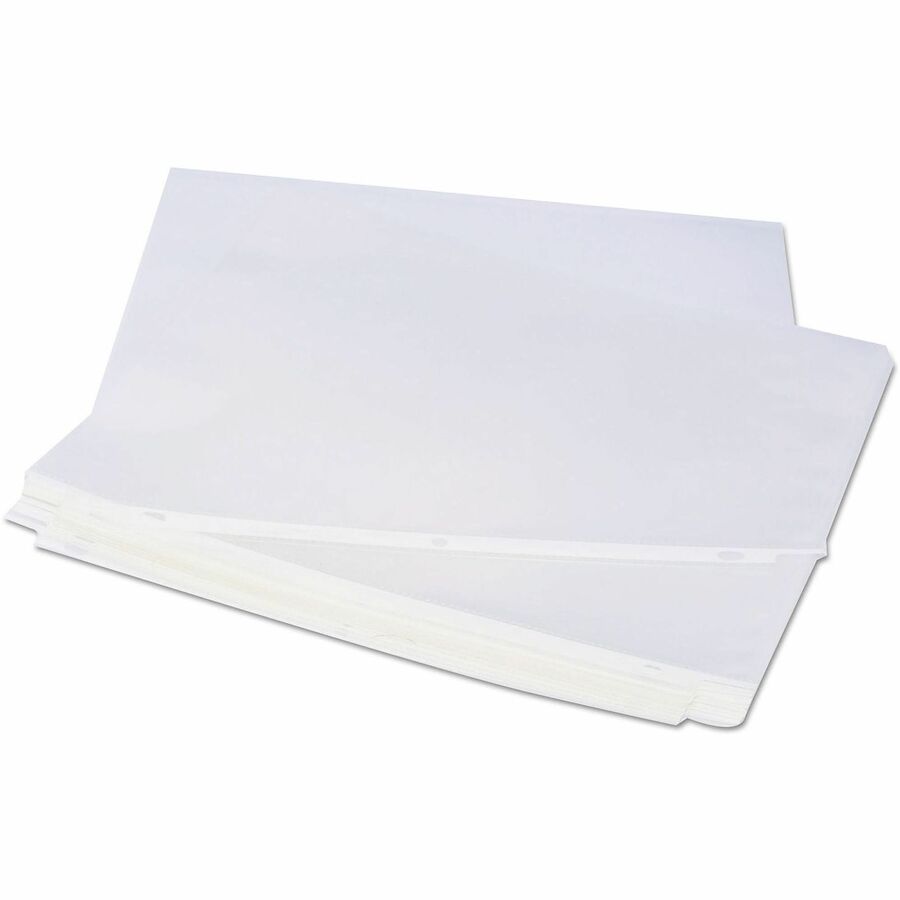 Top-Load Poly Sheet Protectors, Standard, Letter, Clear, 100/Box