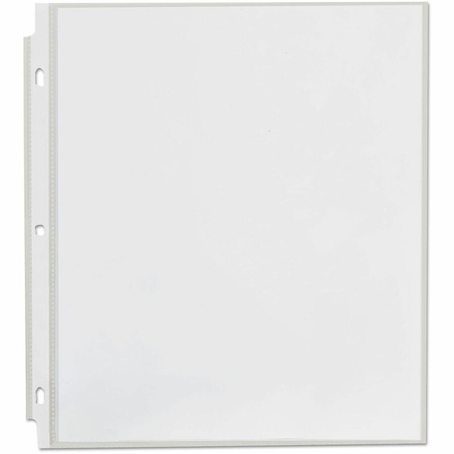 Top-Load Poly Sheet Protectors, Heavy Gauge, Nonglare, Clear 50/Pack