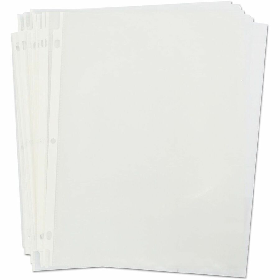 Top-Load Poly Sheet Protectors, Heavy Gauge, Nonglare, Clear 50/Pack