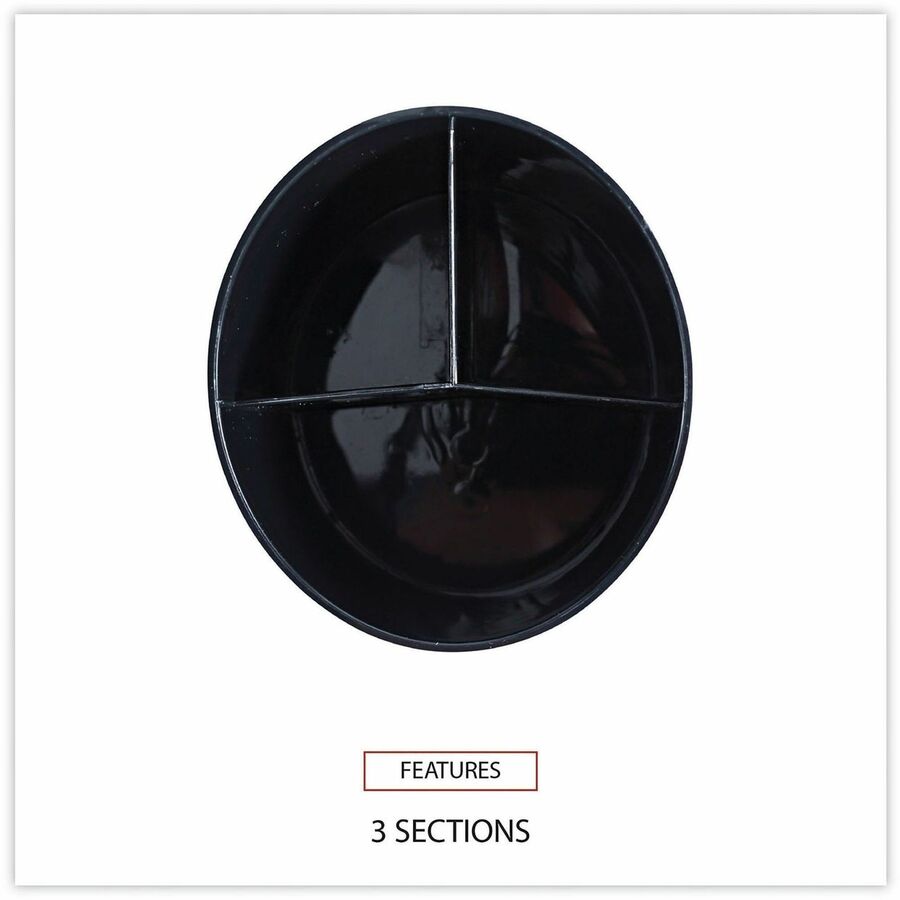 Recycled Big Pencil Cup, Plastic, 4.38" Diameter x 5.63"h, Black