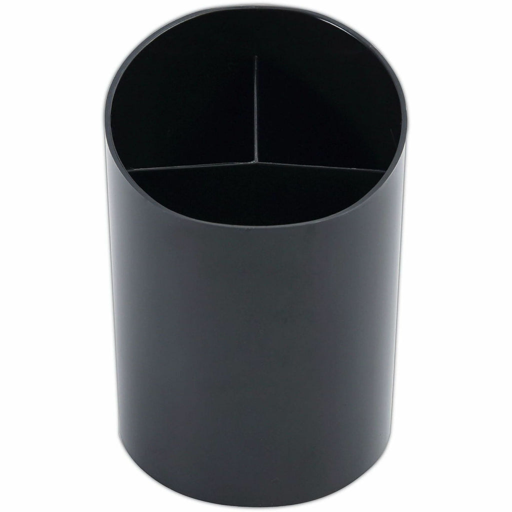 Recycled Big Pencil Cup, Plastic, 4.38" Diameter x 5.63"h, Black
